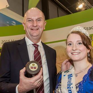 Havelkönigin zusammen mit MP Woidke