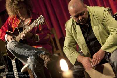 Brandenburger „Trio S“ (Thoralf Pötsch (Git), Göran Schade (Perc) und Reno Schröder (Keys))