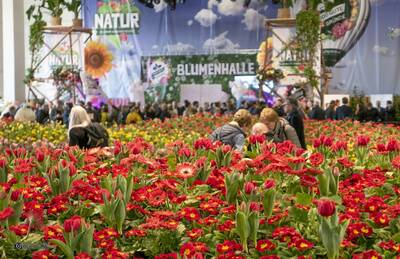 Blumenhalle auf der IGW