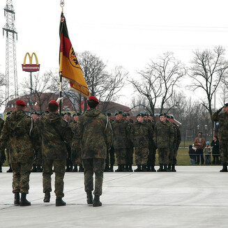 Gelöbnis am Bundeswehr-Standort Brandenburg an der Havel