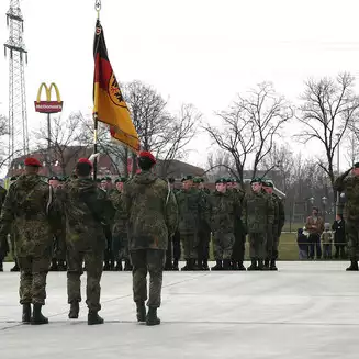 Gelöbnis am Bundeswehr-Standort Brandenburg an der Havel