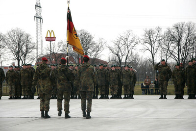 Gelöbnis am Bundeswehr-Standort Brandenburg an der Havel