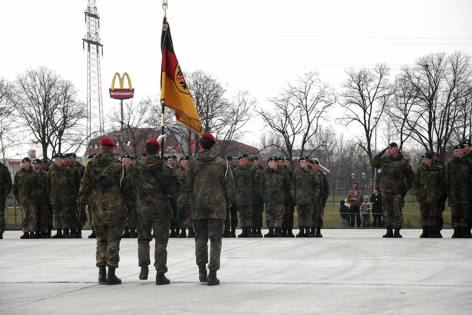 Gelöbnis am Bundeswehr-Standort Brandenburg an der Havel