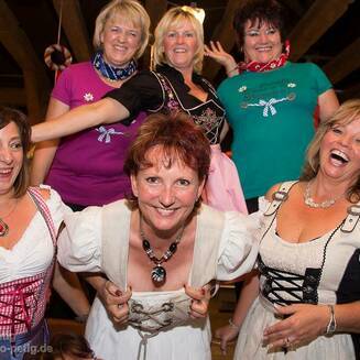 Brandenburger Narren feierten Oktoberfest