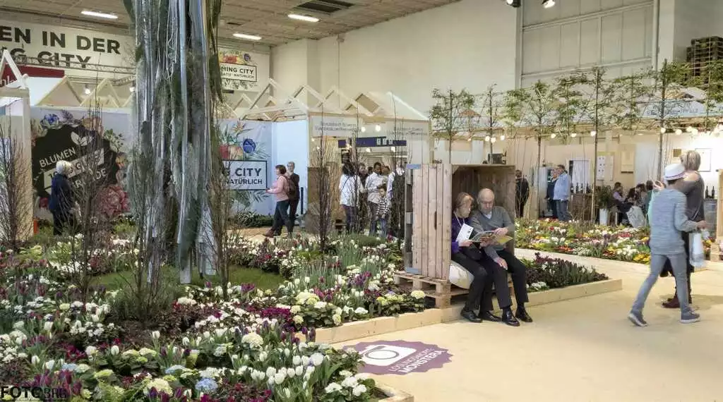 Blumenhalle auf der IGW