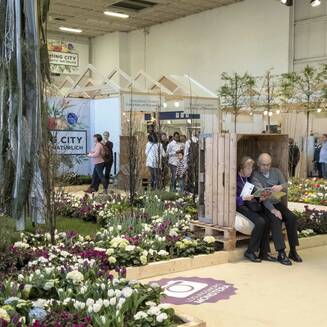 Blumenhalle auf der IGW