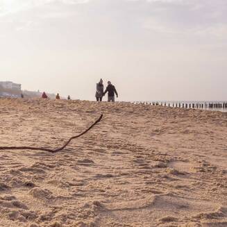 Strand von Mielno an der polnischen Ostsee