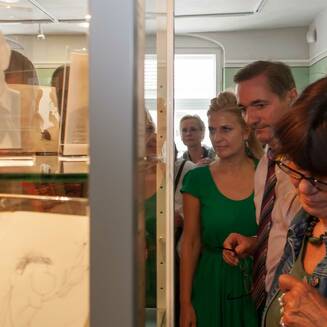 Ministerpräsident und Schirmherr Matthias Platzeck mit seiner Frau