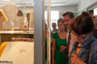 Ministerpräsident und Schirmherr Matthias Platzeck mit seiner Frau