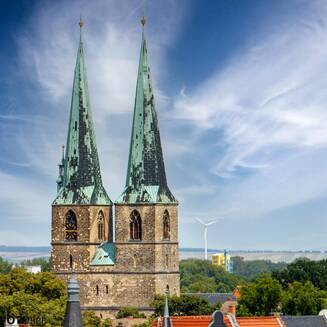 Blick auf Quedlinburg