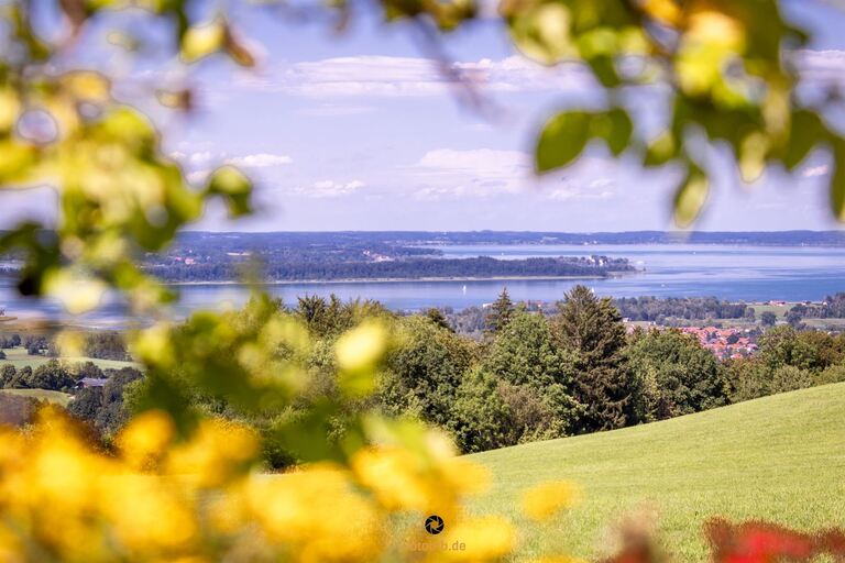 Verwünschter Blick zum Chiemsee