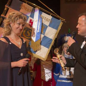 Prinzenball: Prinzenpaar der 51. Saison Nico LI. und Kathrin II.