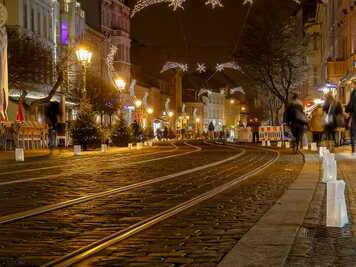Lichterglanz in der Brandenburger Hauptstraße