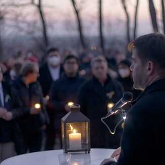 Ukraine: Weit über 100 Bürger mahnten für Frieden - Fotobrb: Faszination Fotografie aus Brandenburg an der Havel Oberbürgermeister der Stadt Brandenburg an der Havel, Steffen Scheller (CDU)