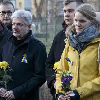Ukraine: Weit über 100 Bürger mahnten für Frieden - Fotobrb: Faszination Fotografie aus Brandenburg an der Havel Bundesabgeordnete Sonja Eichwede (SPD)