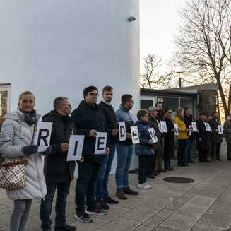 Ukraine: Weit über 100 Bürger mahnten für Frieden - Fotobrb: Faszination Fotografie aus Brandenburg an der Havel Frieden und Freiheit für die Ukraine!