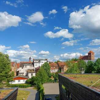 Heilbad Waren (Müritz): Garantiert ein Ort der Erholung - Fotobrb: Faszination Fotografie aus Brandenburg an der Havel Blick vom Müritzeum auf die Altstadt vom HeilbadWaren