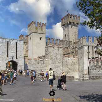 Burg Rocca Scaligera auf der Halbinsel Sirmione
