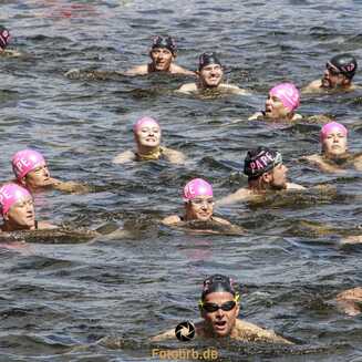 Schwimmer des 30. Brandenburger Brückenschwimmer