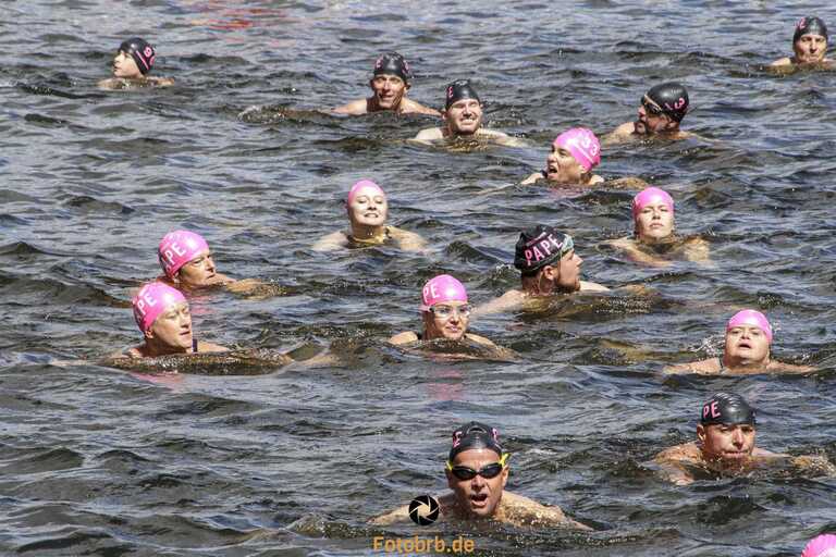Schwimmer des 30. Brandenburger Brückenschwimmer