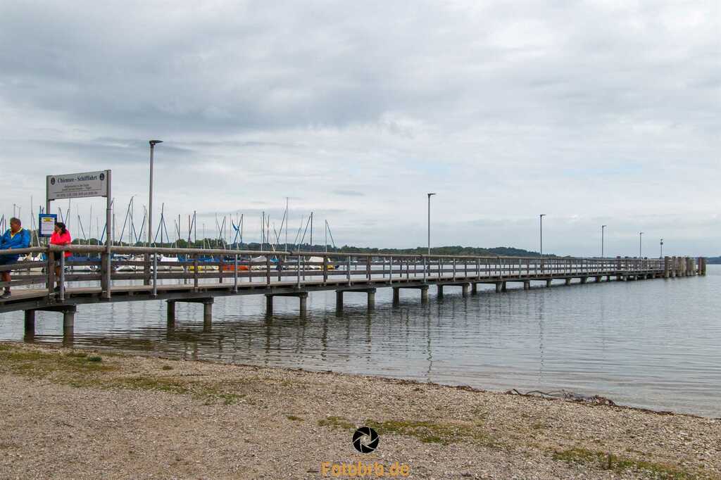 Anlegestelle von Bernau der Fähren auf dem Chiemsee