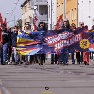 „Ungebrochen Solidarisch“ am 1. Mai 2023durch Brandenburg an der Havel