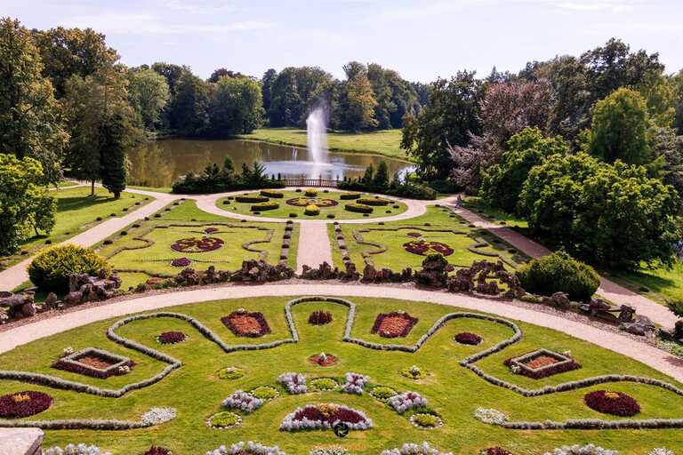 Garten am Schloss Wiesenburg