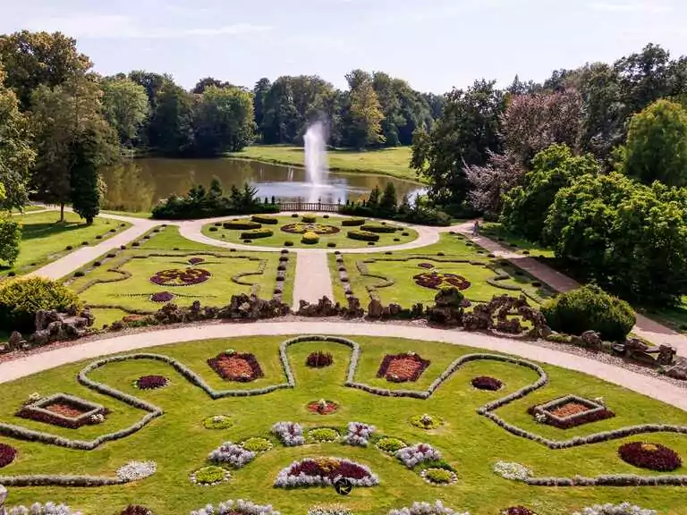 Garten am Schloss Wiesenburg