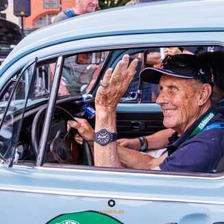 15. Hamburg-Berlin-Klassik mit Hans-Joachim Stuck im Volkswagen 1302 Rallye BJ 1970