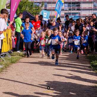 Bambini-Lauf beim Jubiläumslauf