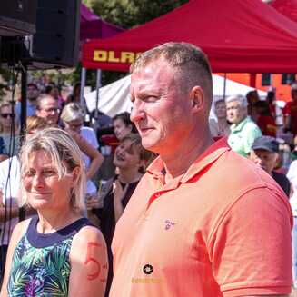 Beigeordnetem Thomas Barz und Landtagsabgeordneter Britta Kornmesser