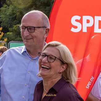 Ministerpräsident Dietmar Woidke und saarländische Ministerpräsidentin Anka Rehlinger