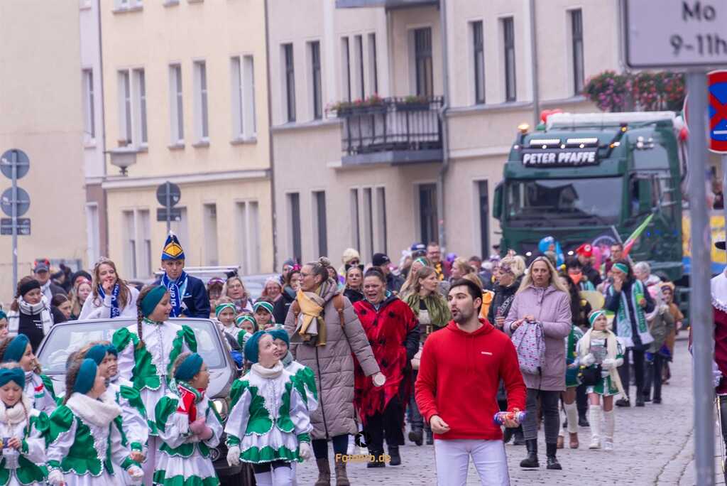 Karnevalszug in der Jahnstraße