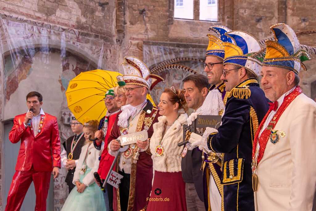 Schlüsselübergabe an die Narren