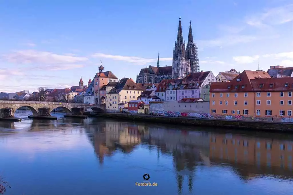 Regensburg mit Blick zur historischen Altstadt