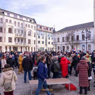 Ein starkes Zeichen gegen den Rechtsruck in Brandenburg an der Havel zeigten 500 Havelstädter.