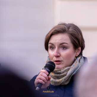 Gesine Banerjee, Co-Vorsitzende des Stadtverbands der SPD