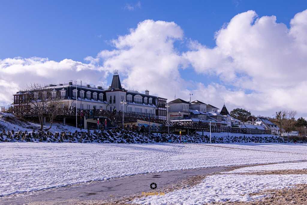 Strandpromenade von Mielno