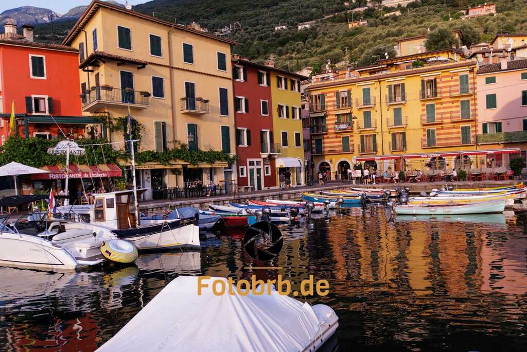 Bootshafen in Castelletto di Brenzone