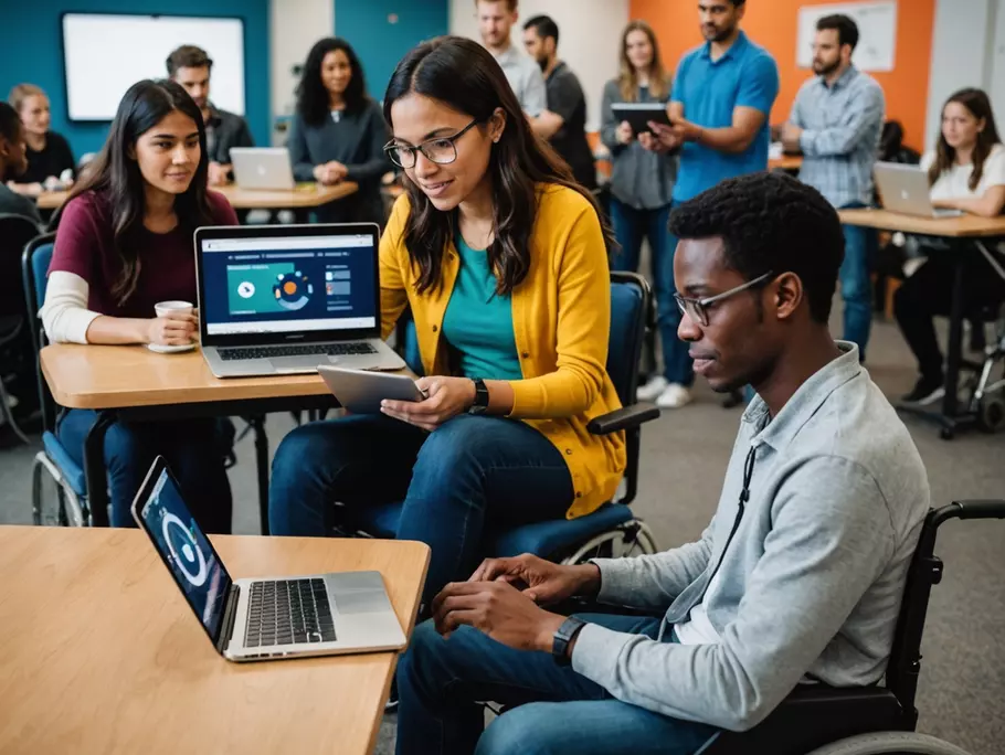 Engagement für Barrierefreiheit im Web Foto: Elementor AI