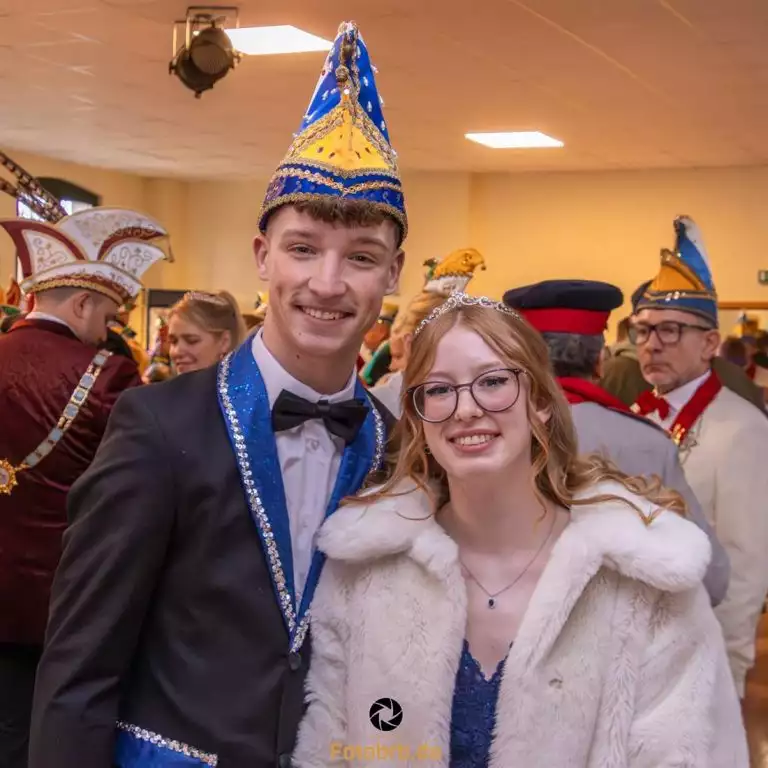 Prinzenpaar des BKC Saison Allegra I. und Maurice LXII.