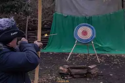 Bogenschießen, ein Versuch war es Wert.
