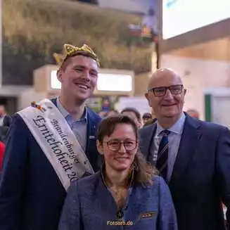 Ministerpräsident Dr. Dietmar Woidke und Landwirtschaftsministerin Hanka Mittelstädt