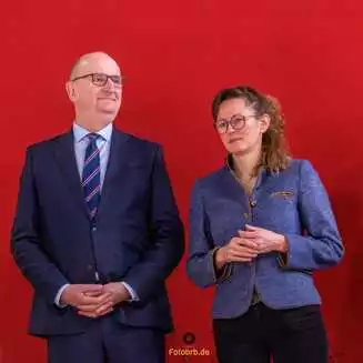 Ministerpräsident Dr. Dietmar Woidke und Landwirtschaftsministerin Hanka Mittelstädt