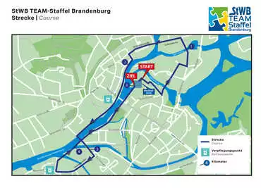 StWB TEAM-Staffel Brandenburg Strecke Quelle: StWB.de