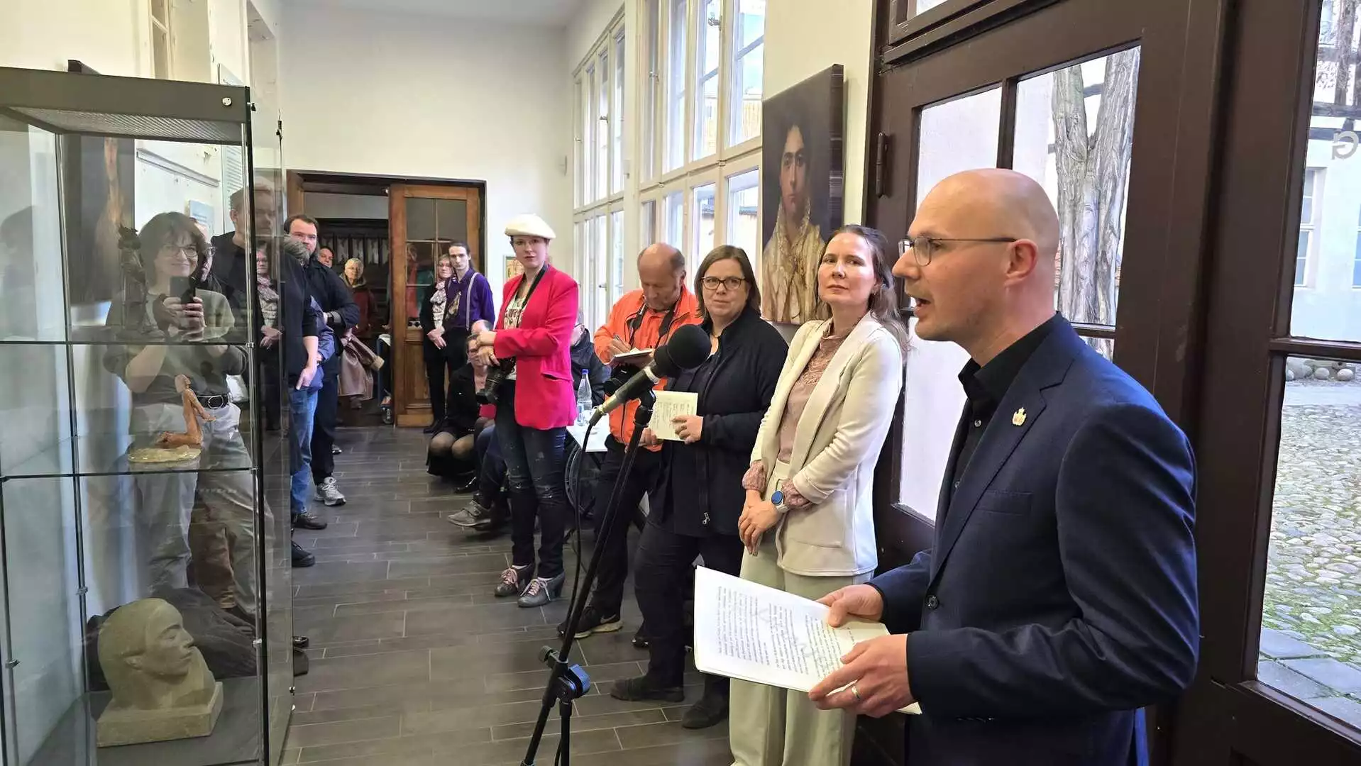 Eröffnung Kabinettausstellung Wut & Feminismus © Stadt Brandenburg an der Havel / Th. Messerschmidt