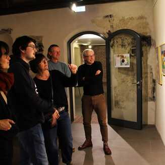 Die Ausstellung war auch im Gotischen Haus bereits gut besucht. © Stadt Brandenburg an der Havel