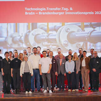 Teilnehmer und Förderer des BraIn-Preises. © THB / Nico Gühlstorf