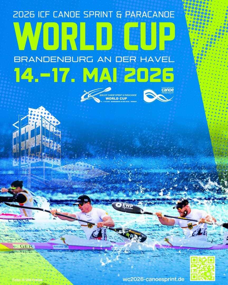 ICF Canoe & Paracanoe Sprint World Cup am Beetzsee mit der Weltelite des Kanusports Grafik: Regattateam Beetzsee