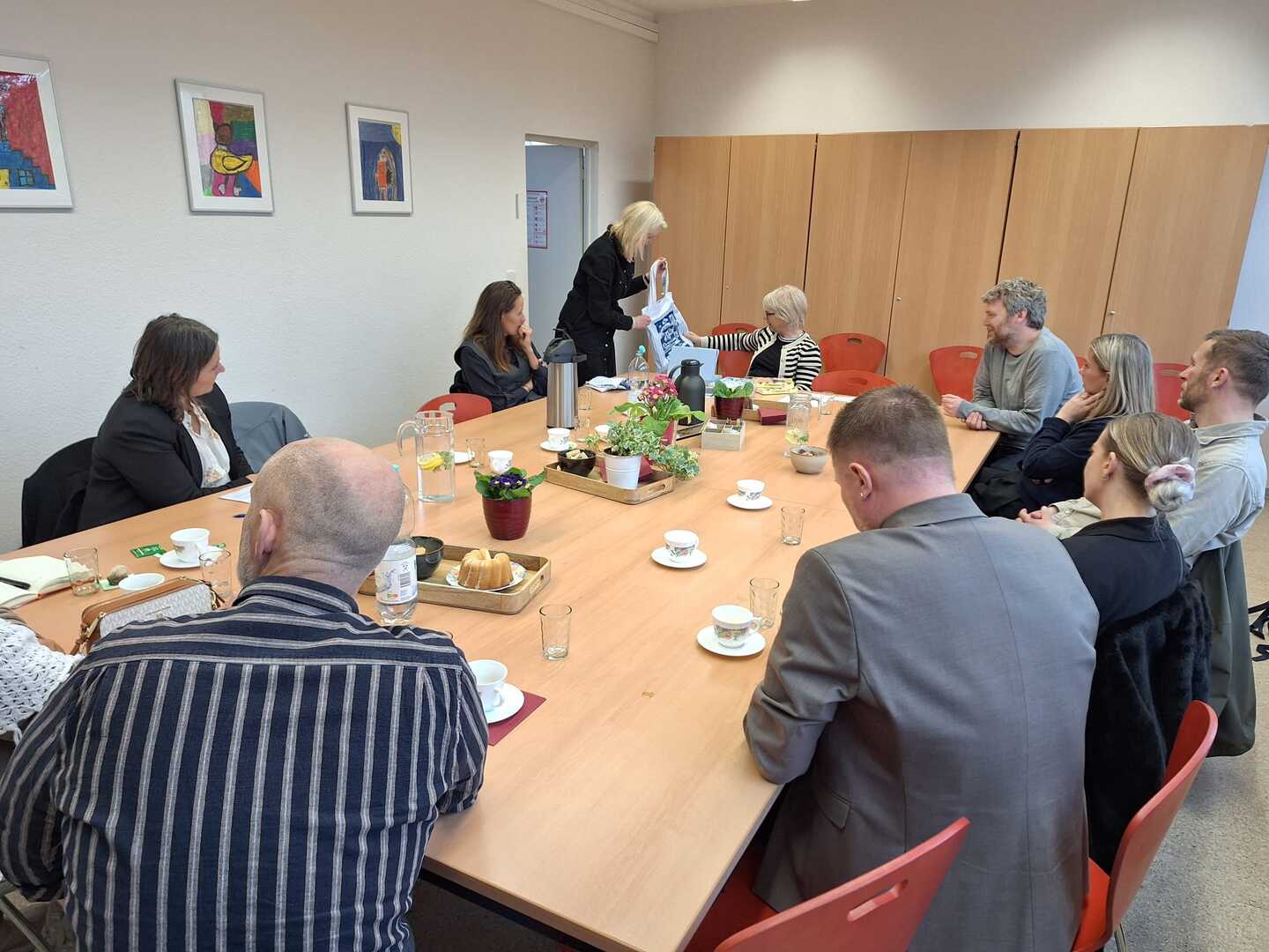 Besuch in der Grimm Schule © Stadt Brandenburg an der Havel